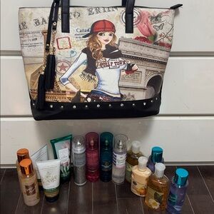 Bath & Body Works BBW Mega Bundle For Her with Fashion Tote Bag as free gift